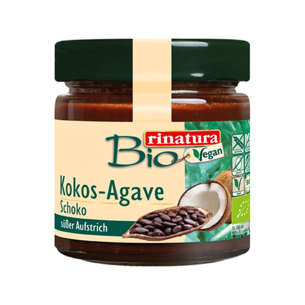 Crema de cocos cu agave si ciocolata BIO Rinatura - 200 g